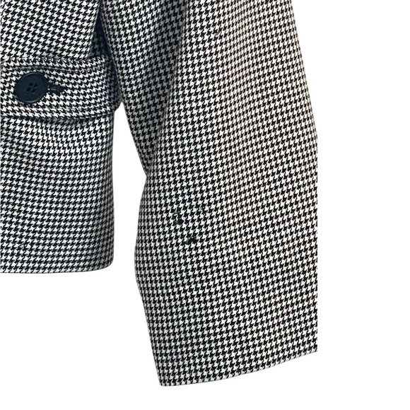 Pendleton Vintage Houndstooth Wool Zip-Up Jacket - Size Women’s 10 Black/White - Picture 12 of 16
